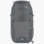 Gray 52 Litre backpack with visible Highlander branding on a white background