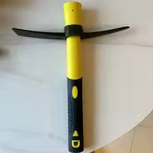 Garden Pickaxe with Fiberglass Handle - Versatile 2-in-1