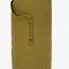 Olive green dry bag with a handle on a white background