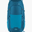 Blue highlander backpack on a white background