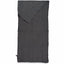 Dark gray sleeping bag on a white background
