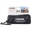Black sleeping bag liner with 'Roman' branding on a white background