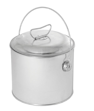 CAMP FIRE TIN BILLY CAN WITH LID 1.5L