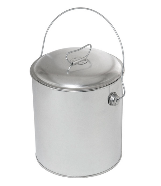 CAMP FIRE TIN BILLY CAN WITH LID 6.0L