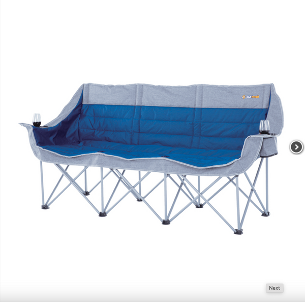 OZtrail Galaxy 3 Seater Camping Chair Sofa