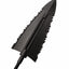Black crossbow bolt on a white background
