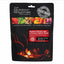 Packaging of The Outdoor Gourmet Company's freeze-dried food product with a campfire scene on a white background.