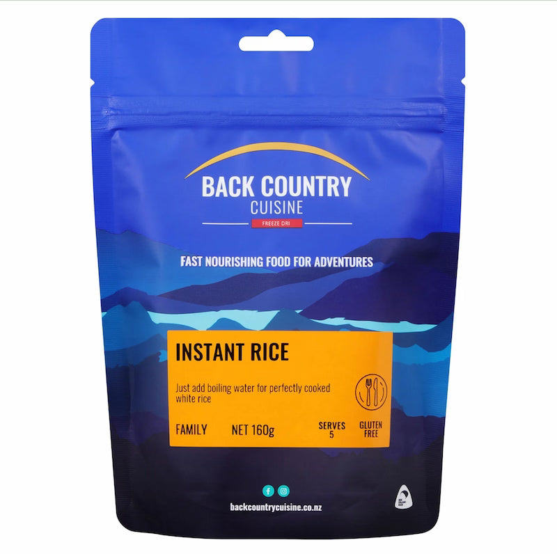 Back Country INSTANT RICE - 160 gram pack
