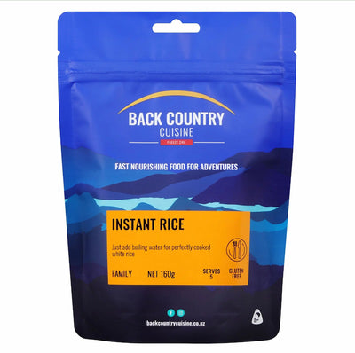 Back Country INSTANT RICE - 160 gram pack