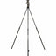Black tripod on a white background