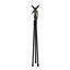 Black tripod on a white background