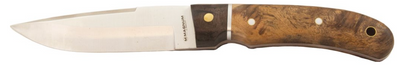 Whitby Pukkawood/Burlwood Sheath Knife - 3.5"