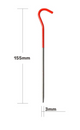 Domex Titanium Hook Tent Peg