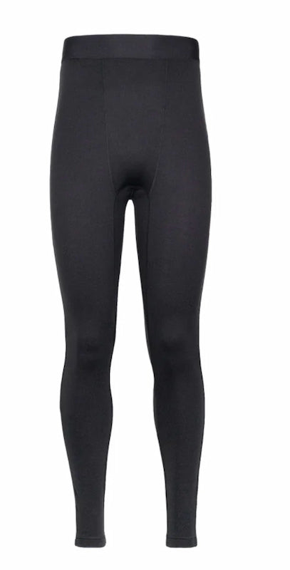 Black leggings on a white background