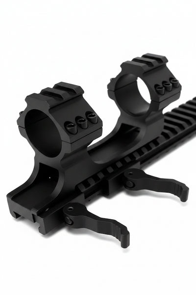 ONE PIECE PICATINNY CANTILEVER DETACHABLE RINGS 25/30MM