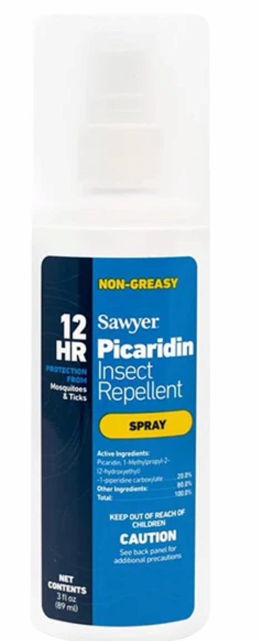 Topical insect repellent 20% Picaridin Insect Repellent Spray - 89 ml (3 oz) By Sawyer