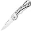 Folding Pocket Knife - Black or Silver