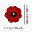 ANZAC LEST WE FORGET enamel poppy brooch/badge - Black, White, Silver or Gold