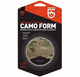 Packaging of Gear Aid Camo Form reusable self-cling wrap with camouflage pattern.