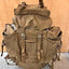Bundeswehr Heavy Duty 75L Canvas Rucksack - Variable Size 2nd hand