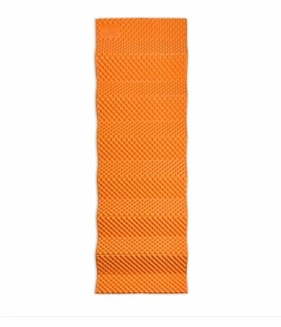 Orange textured mat on a white background