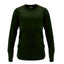 Green long-sleeve shirt on a white background