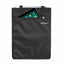 A black Tatonka tablet sleeve with a front zippered pocket containing a tablet, shown against a plain white background.