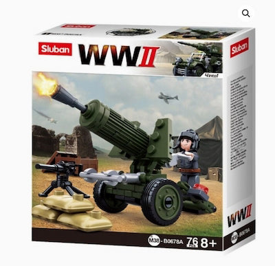 Sluban -WWII Anti Aircraft Gun B0678A