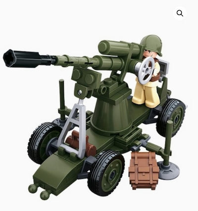 Sluban -WWII Flak Gun B0678C
