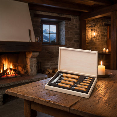 Opinel 10PC Traditional Classic Carbon Steel Knives Collection