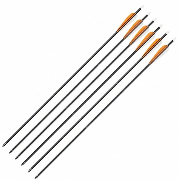 MANKUNG - Carbon Arrows 30" (Pack of 6)
