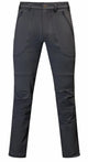 Dark gray pants on a white background