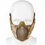 Tactical Airsoft Masks Metal Steel Net Mesh with Ear Protection