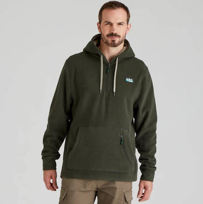 Ridgeline Men's Ballistic Fleece Hoodie Deep Forest