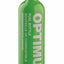 Green Optimus fuel bottle with black cap on a white background