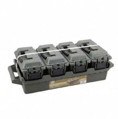 BUFFALO RIVER 4 BOX .30 CAL AMMO CRATE OD GREEN LOCKABLE