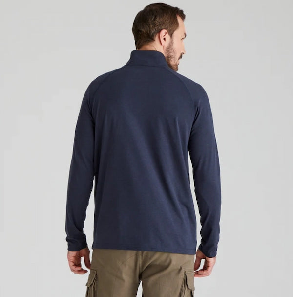 Ridgeline Men's Baseline Pull-on Zip Top