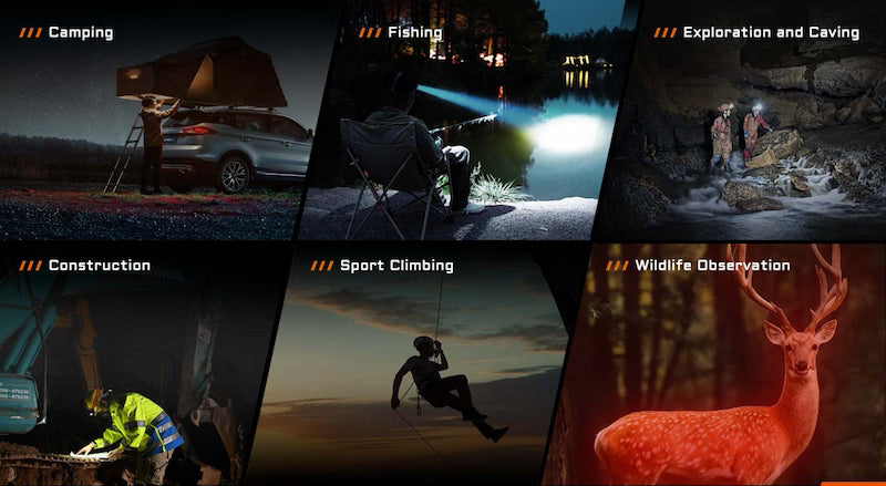 ACEBEAM H35 5-core Dual-light Source industrial Headlamp