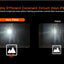 Comparison of Non-PWM and PWM lighting circuits with text on a dark background
