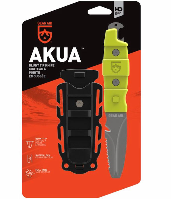 Gear Aid Akua Blunt Tip Knife (nav green)