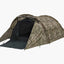 Camouflage tent on a white background