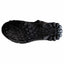 Black sole of a shoe with tread pattern on a white background