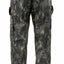 Camouflage pants on a white background