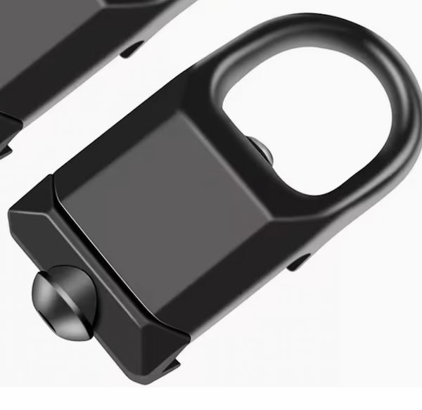 Close-up of a black metal lock on a white background