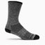 grey sock on white background