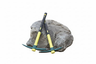 Garden Pickaxe with Fiberglass Handle - Versatile 2-in-1