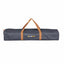 Gray carrying bag with brown handles featuring OZtrail logo on a white background