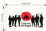 ANZAC Flag s- Lest We Forget - 12 different styles