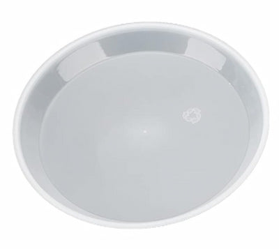 White ceramic bowl on a white background