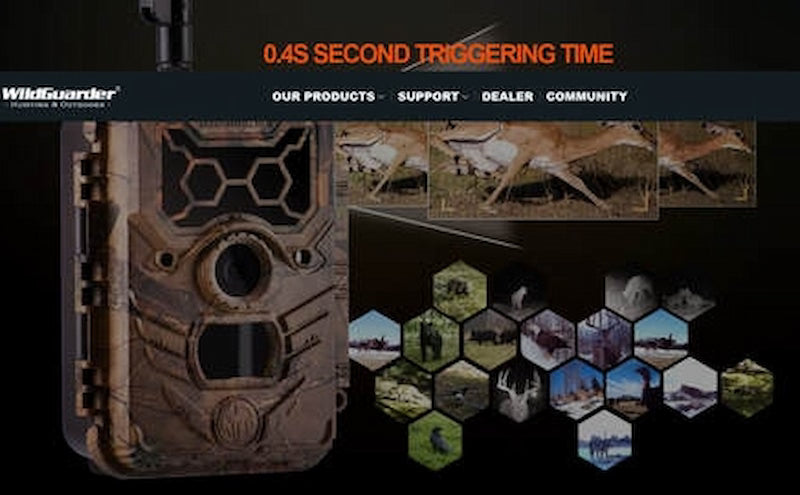 WILDGUARDER GUARD1 TRAIL IR CAMERA & VIDEO HD 12MP (4032 x 3024) ZERO GLOW IR FLASH. 32GB. SD CARD OR HDMI . 65 FT SENSOR. IP66 12 X AA BAT.